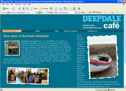 Deepdale Cafe home page