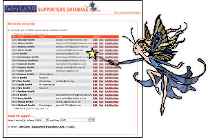 Distributed multi-user database accessible over the web